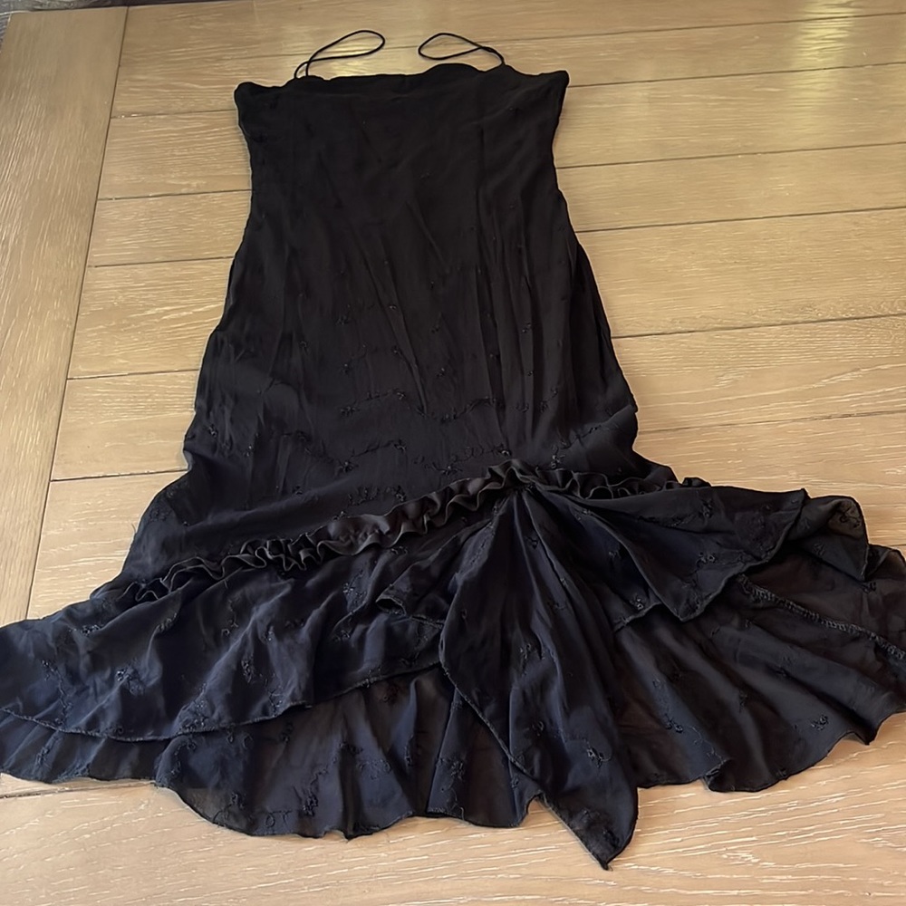 LOVIE PARIS JUNIOR BLACK COCKTAIL DRESS